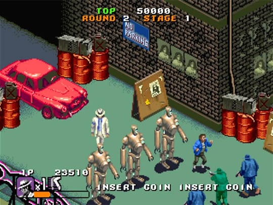 michael jackson moonwalker 1990 arcade gameplay